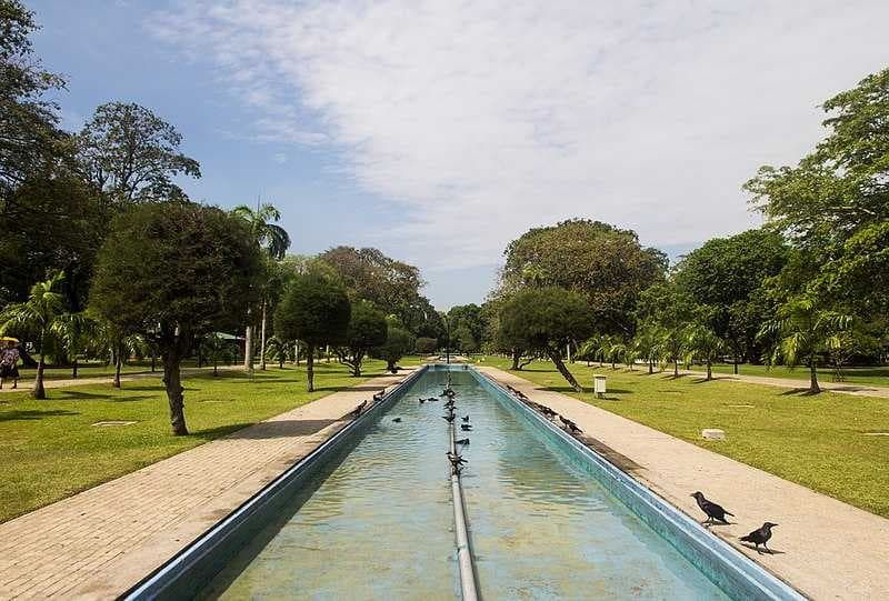 The fountains at Viharamahadevi Park