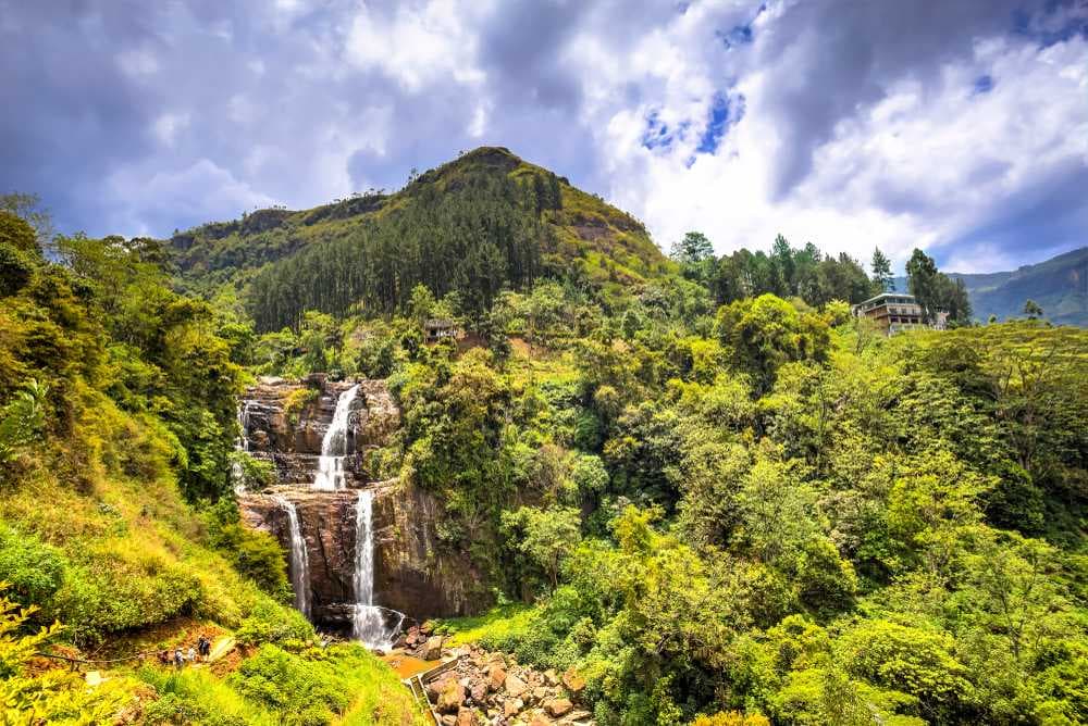 Panoramic View of Ramboda Falls