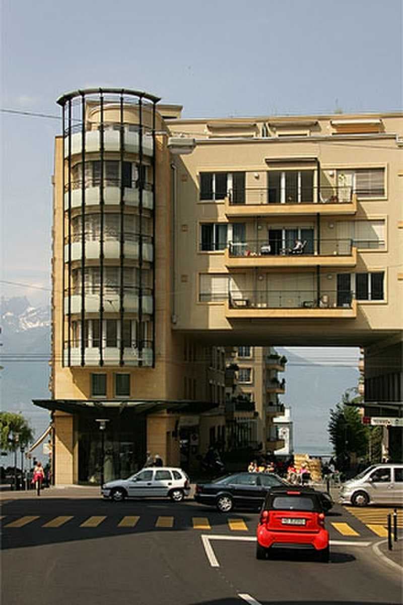 Apartment building in Montreux