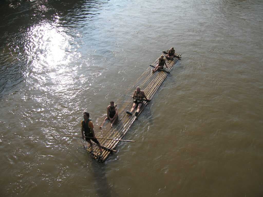 Hiking at Mae Tang River
