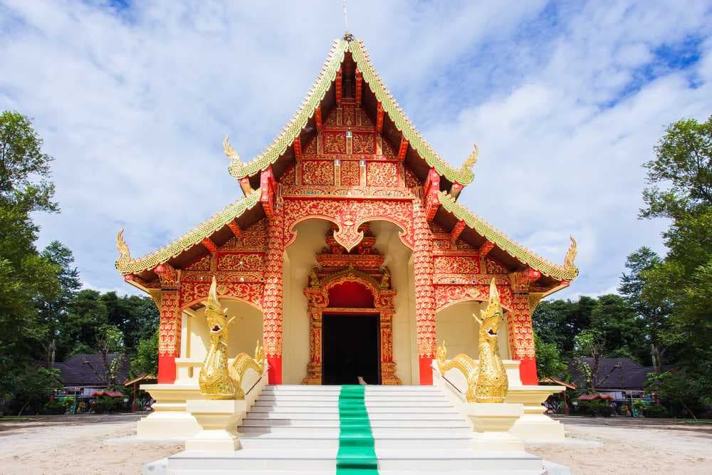 Buddhist Temple in Wat Phra Thai Doi Chom