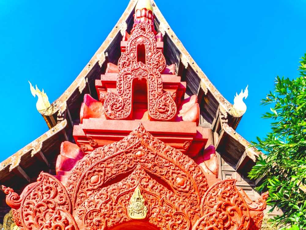 Entrance at Wat Sum Pow, Chiang Mai