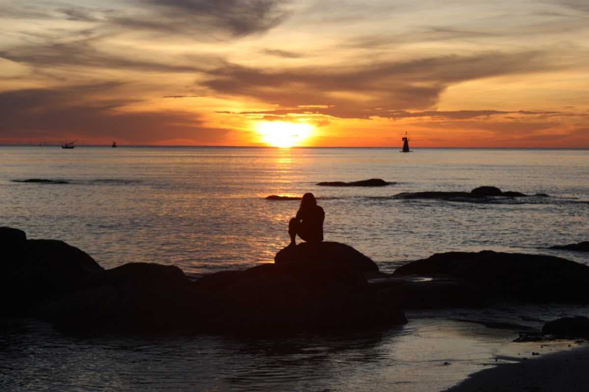 Slpendid Sunset View at Hua Hin Beach, Hua Hin