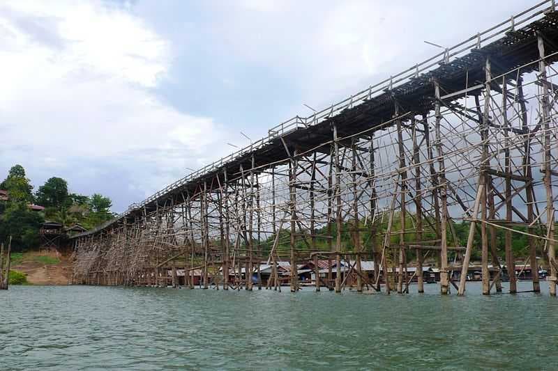 Mon Bridge - Wooden Foot Bridge