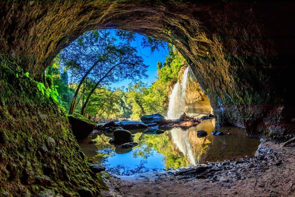Stunning View of Heow Suwat Waterfall, Khao Yai National Park