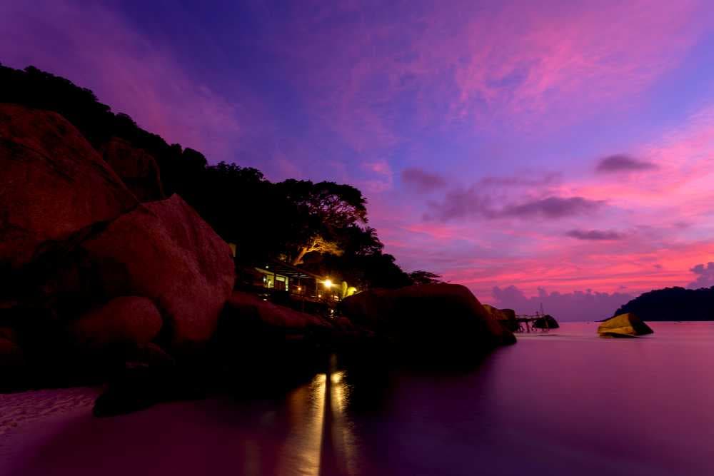 Twilight View at Koh Nang Yuan