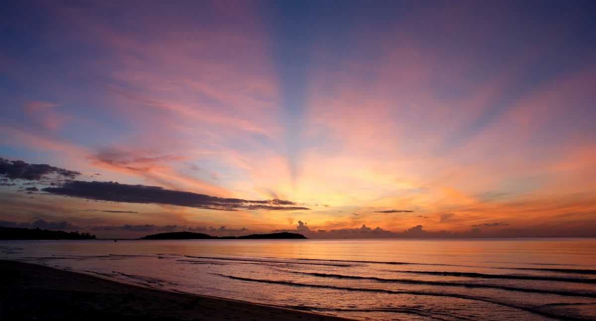 Scenic Sunrise View at Koh Samui