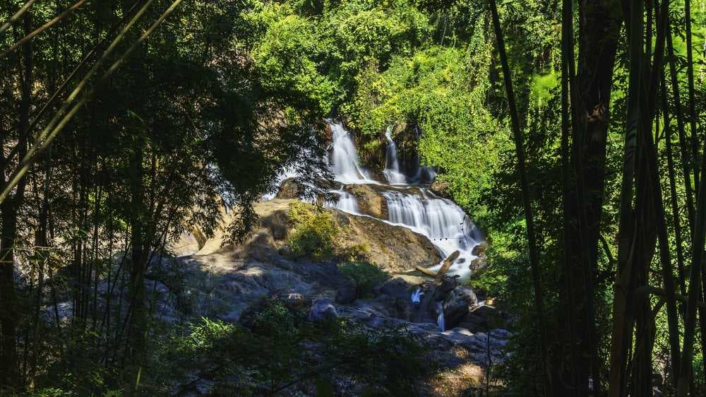 Pha Suea Waterfall in Thampla-Phasua Waterfall National Park