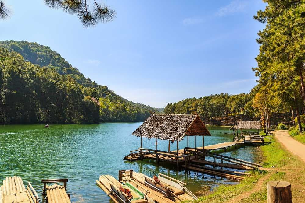 Pang Ung Reservoir - Ideal for Camping and Paddle Rafting