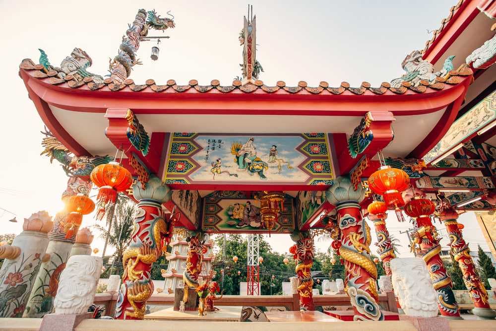 Ancient Chinese Temple in Mae Sot