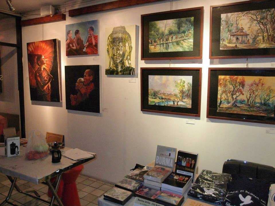 Art Exhibition in Borderline Tea Garden