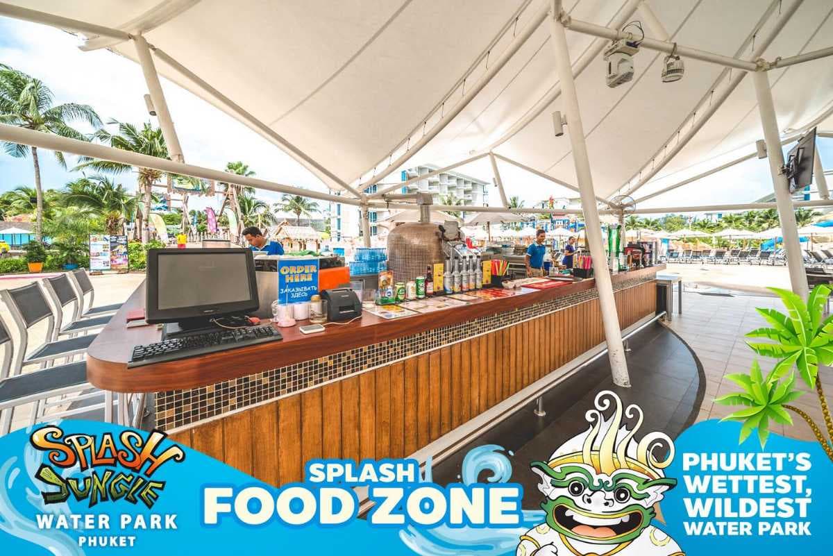 Splash Food Zone at Splash Jungle Water Park, Phuket