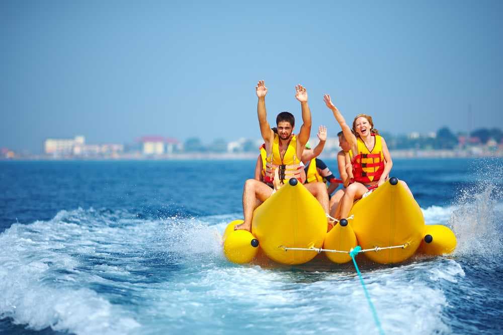 Banana Boat Ride in Surin Beach, Phuket