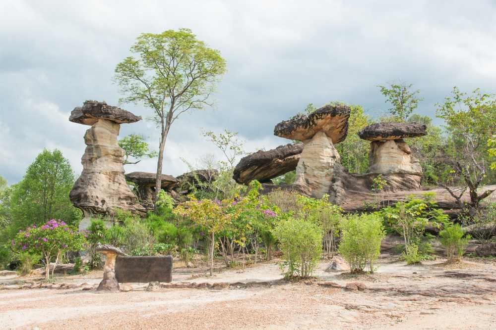 Sao Chaliang - Famous For Mushroom Shaped Stone Formations
