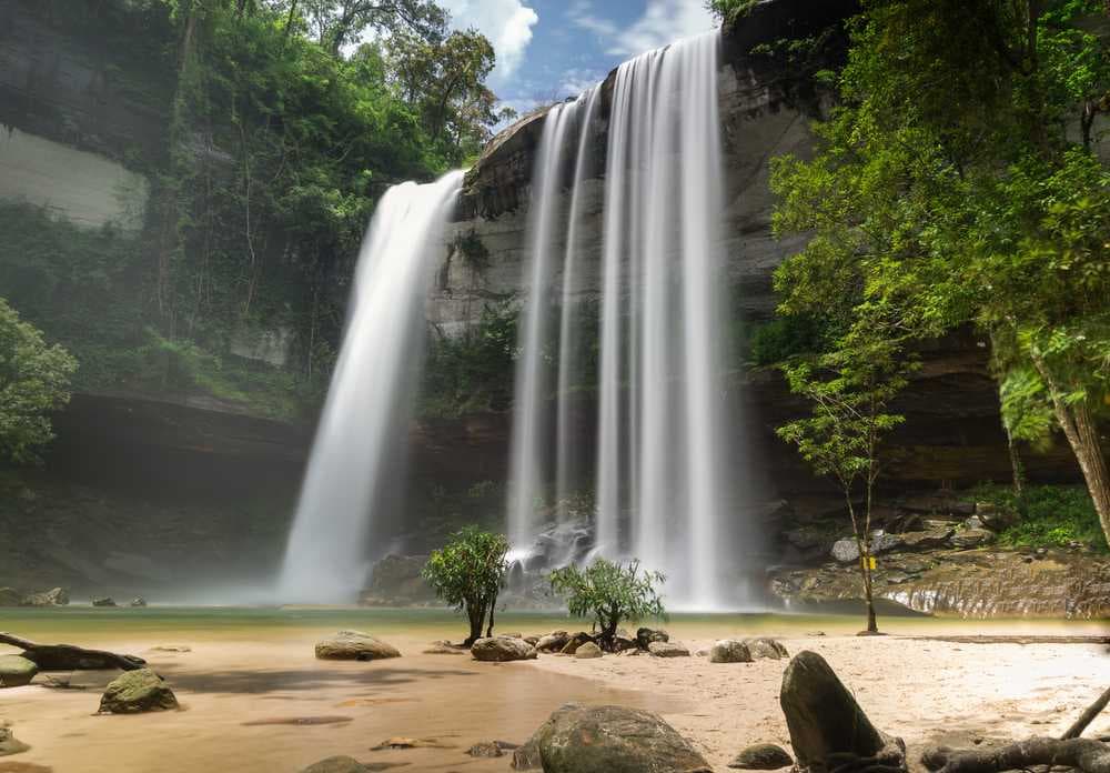 Huay Luang Waterfall in Phu chong Na Yoi National Park