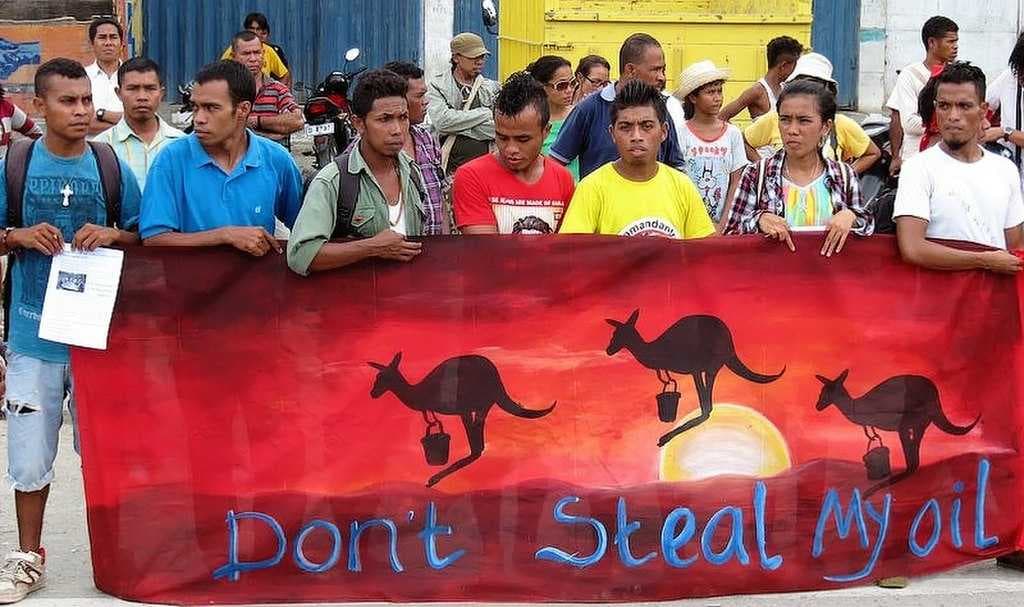 Demonstration against Australia on December 2013