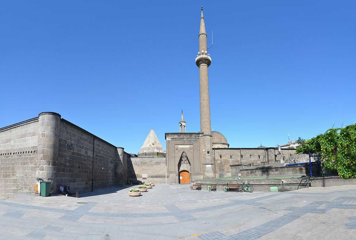The courtyard of Hunat Hatun Complex
