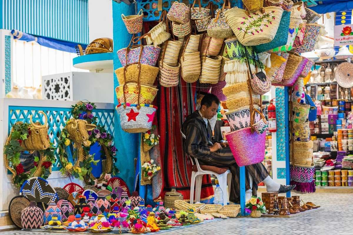 One of the shopping stalls in Global Village