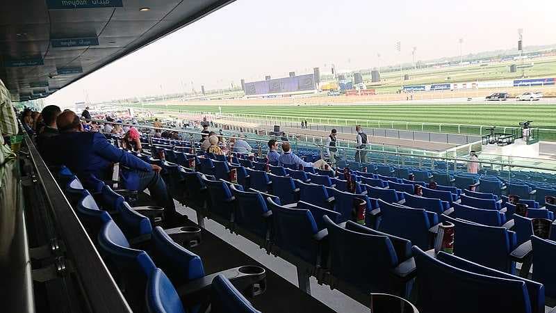 Seating at Meydan Racecourse