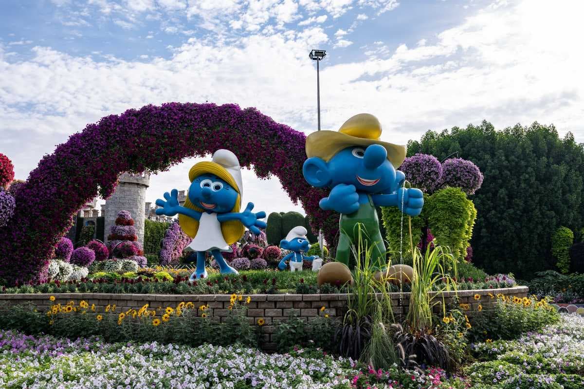 Smurfs Village At Dubai Miracle Garden