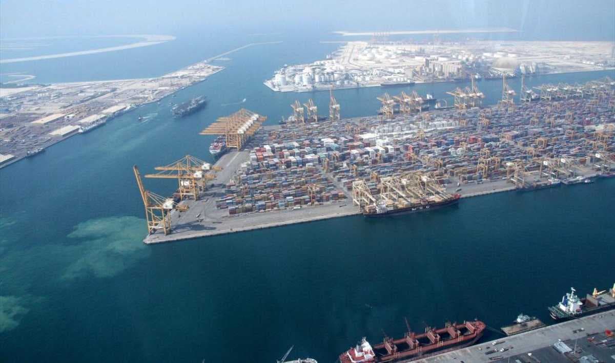 Aerial View of Jebel Ali Port
