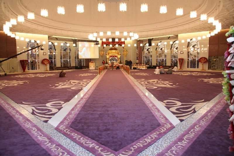 Interior View of Guru Nanak Darbar in Jebel Ali