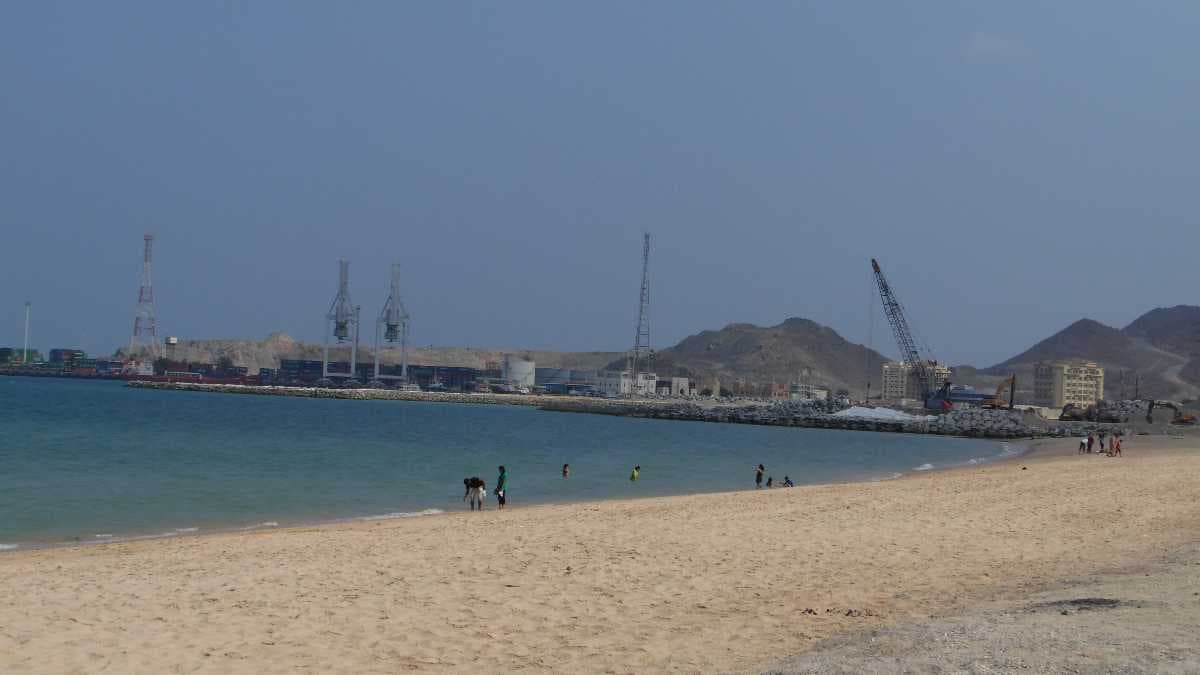 Beautiful View of Khor Fakkan Beach