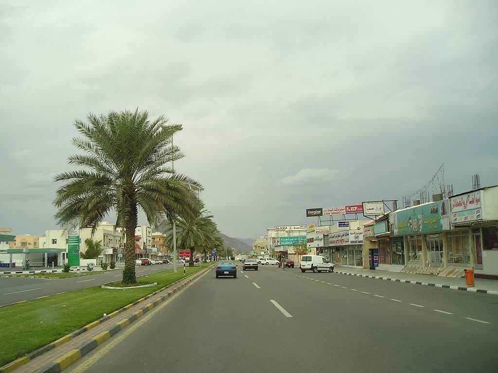 Streets in Khor Fakkan