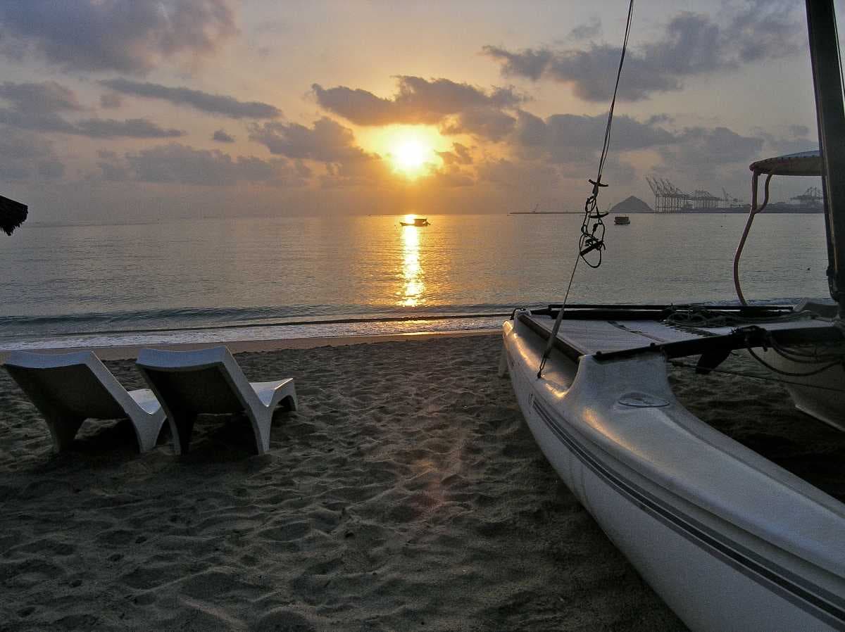Splendid View of Sunrise at Khor Fakkan Beach