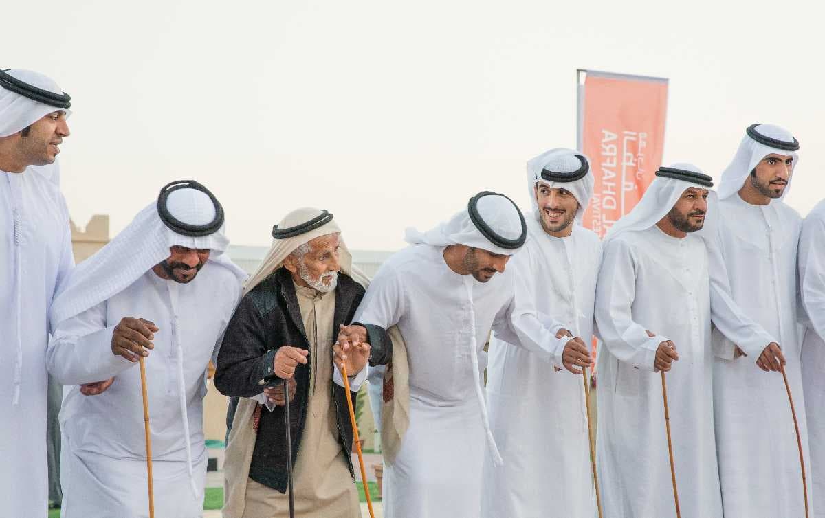 Men in Traditional Attire, Madinat Zayed