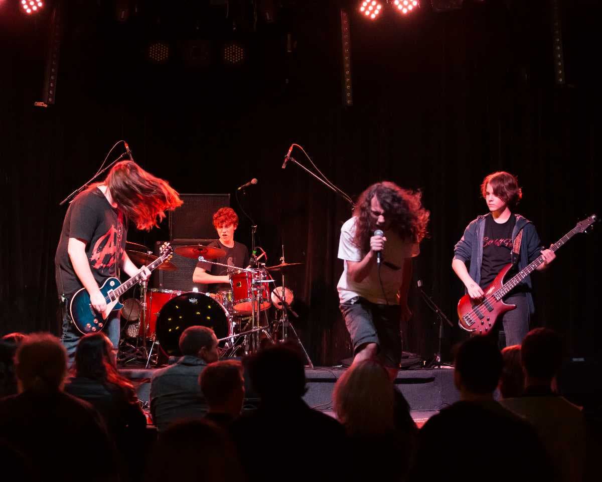 Flipper band performing punk and rock in Dallas