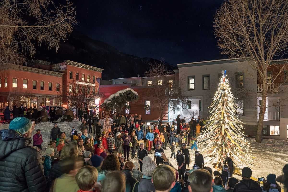 Ski Tree Lighting, Colorado