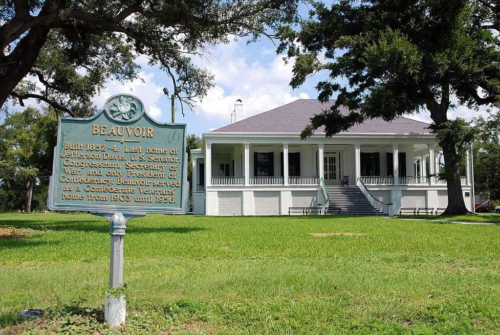Beauvoir, the post-war home of Confederate States President Jefferson Davis