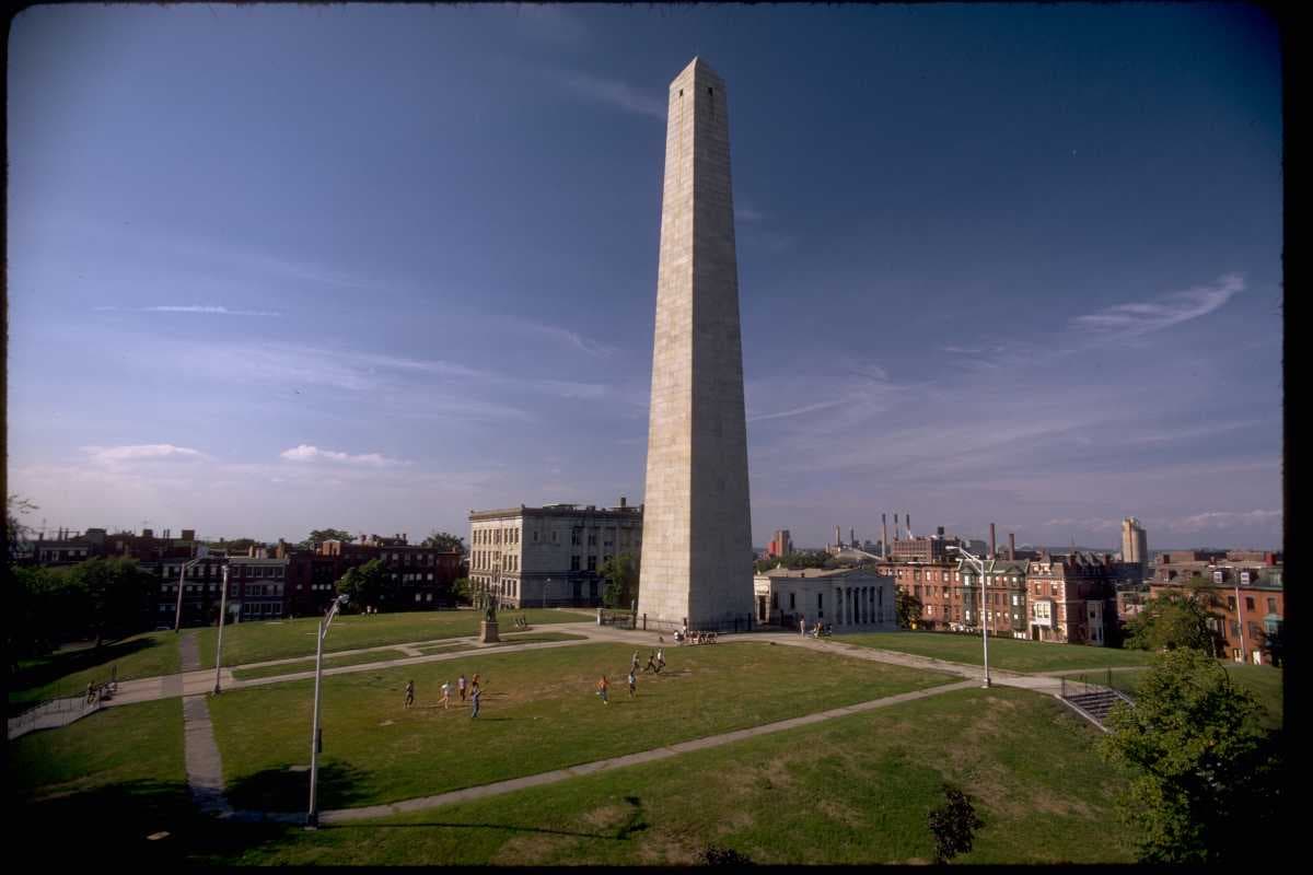 A gorgeous view of the Boston National Historical Park