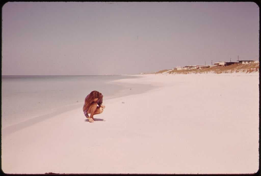 Beach at Destin, 1973