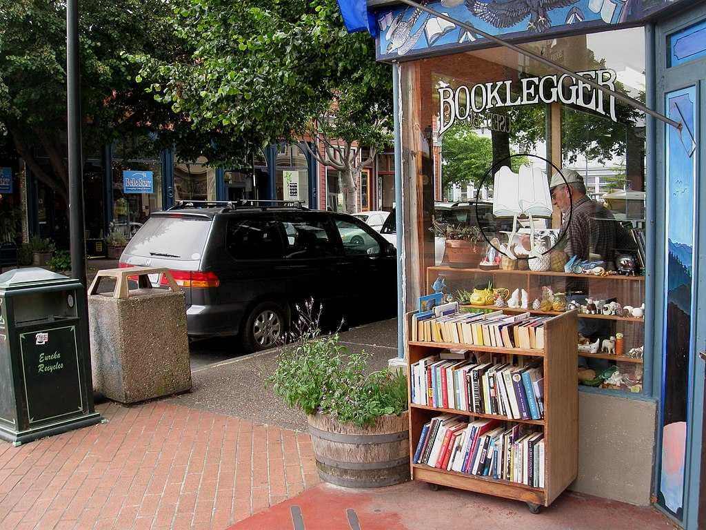 Bookstore in Eureka's Old Town