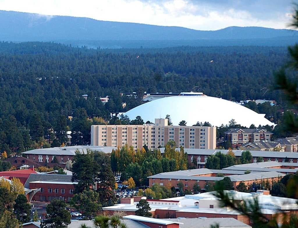 Northern Arizona University's Walkup Skydome and central campus