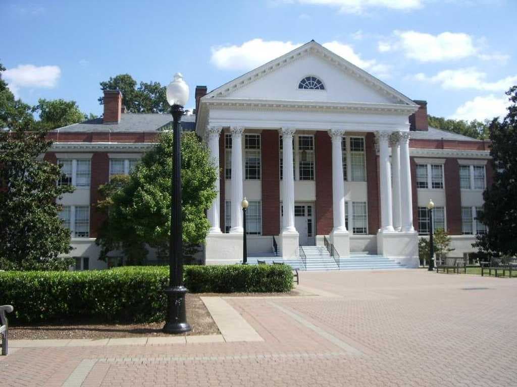 Monroe Hall, built in 1911, at the University of Mary Washington