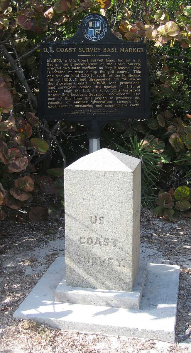 U.S. Coast Survey Base Marker