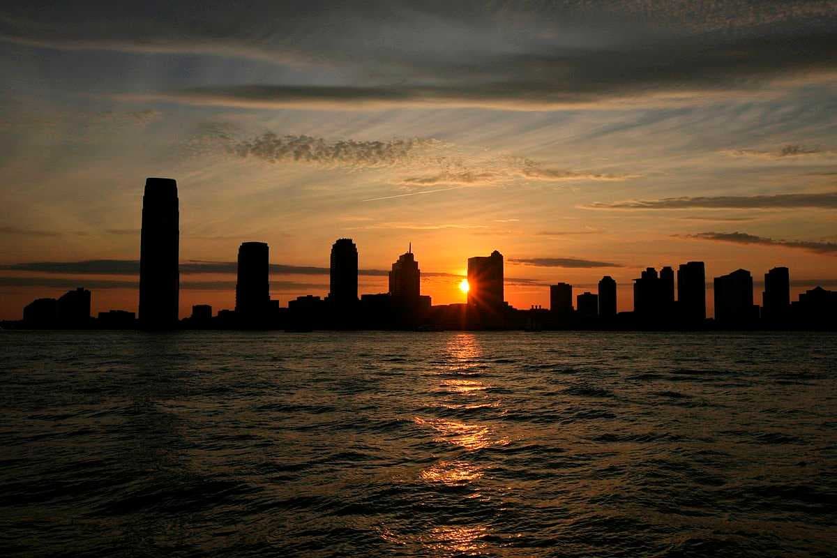 Sunset in New York City