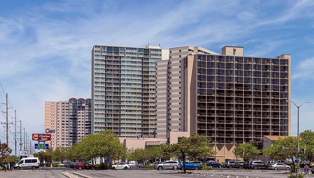 High-rise hotels and condominiums in North Ocean City