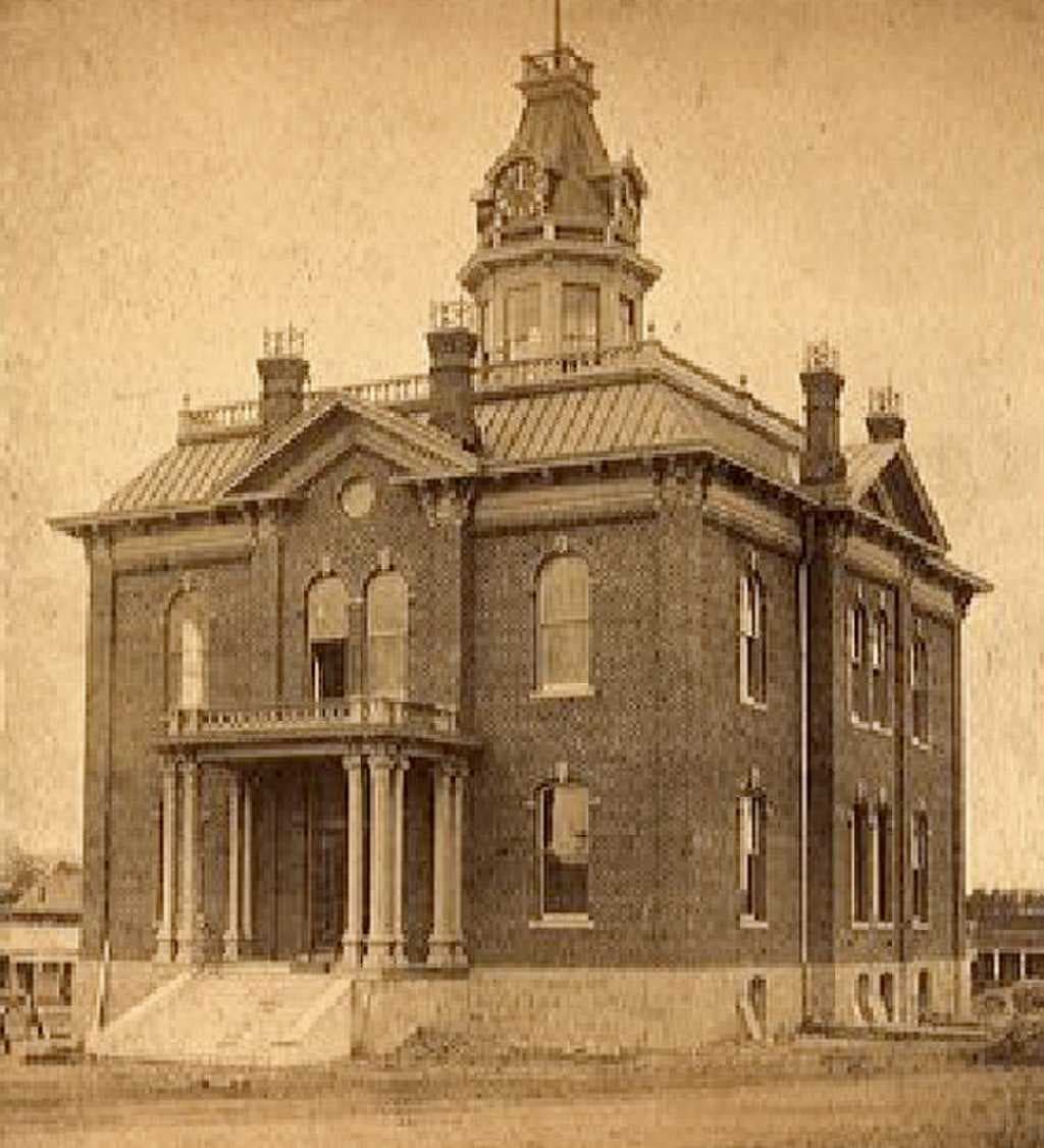 First Prescott Courthouse, circa 1885