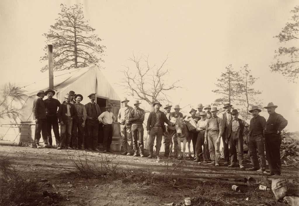 Men from the Derby Mine, 1905