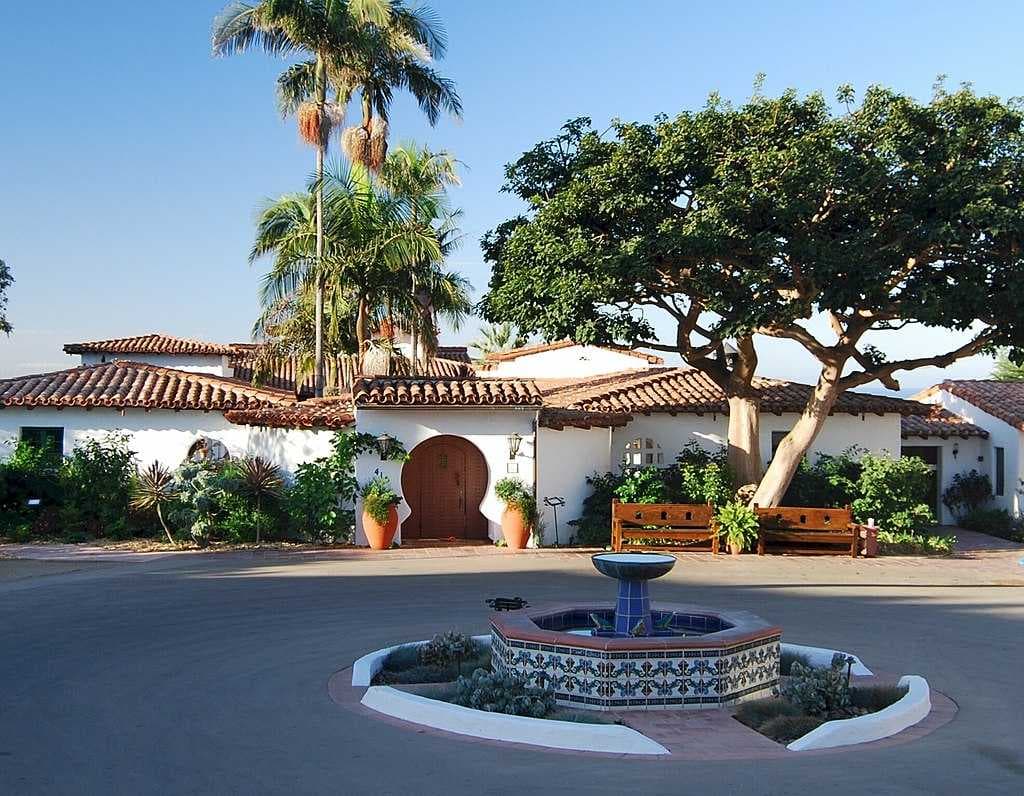 Casa Romantica, built in a Spanish Colonial Revival style in 1927 for Ole Hanson, founder of San Clemente.