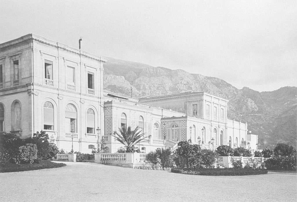 Seaside facade at Monte Carlo, 1870s