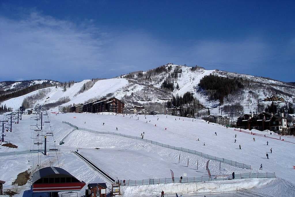 The ski resort at Steamboat Springs