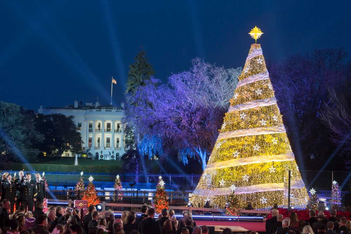 National Christmas Tree Lighting at the White House, Washington D.C