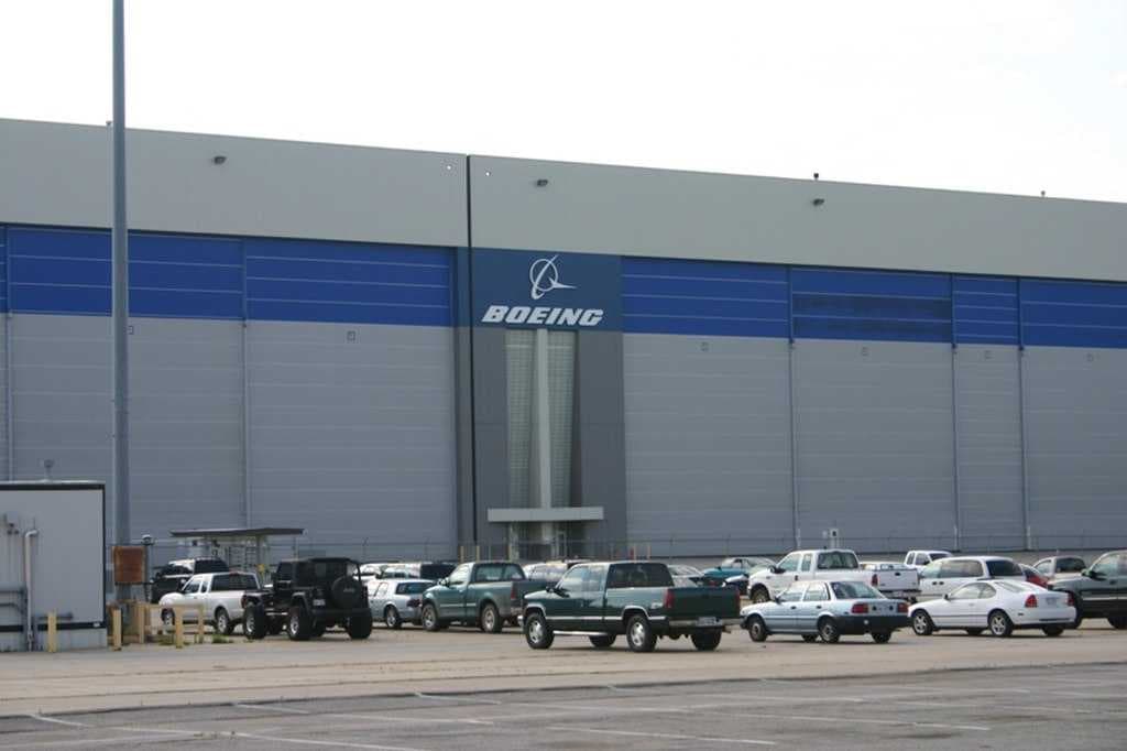 Boeing plant in Wichita (2010): Boeing was once the largest employer in Wichita (as per a 2005 analysis), and aviation remains the city's largest industry.