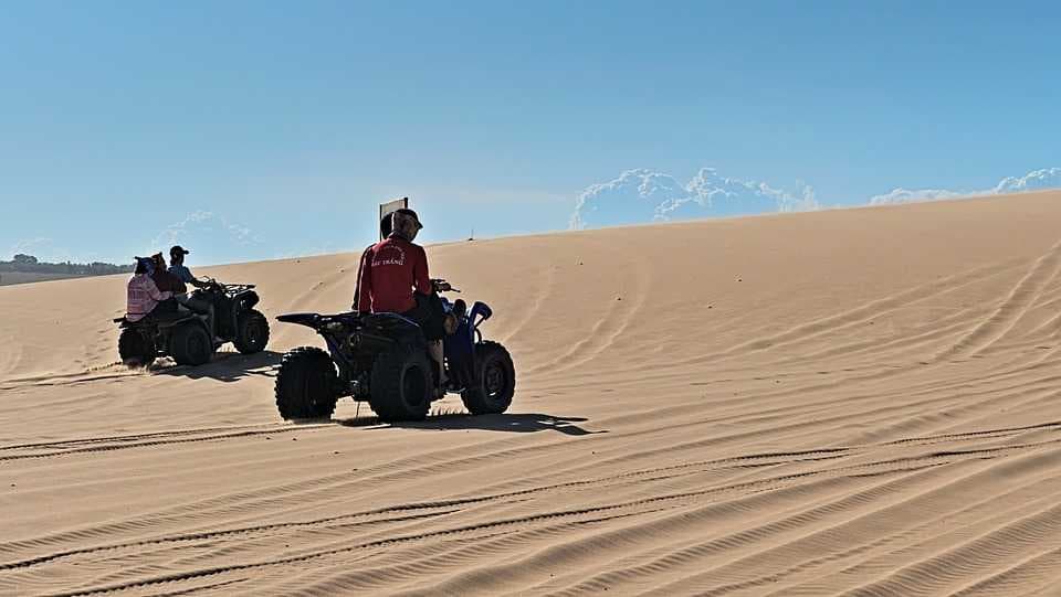 ATV in the Sand dunes of Mui Ne