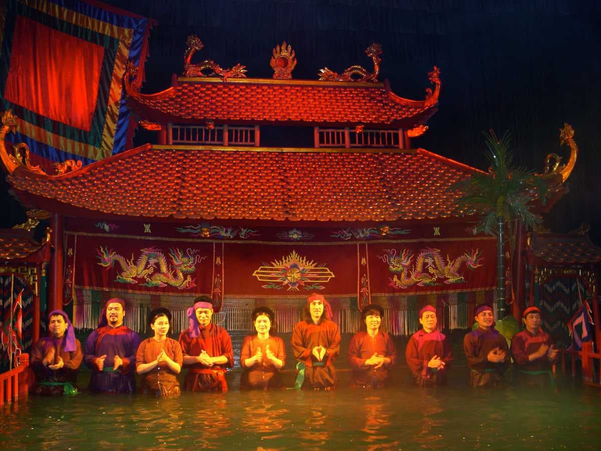 Water Puppet Show at Hanoi Weekend Night Market